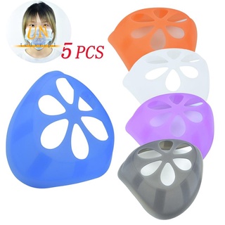 5pcs silicona máscara de boca soporte reutilizable 3d máscara filtro palo transpirable vae máscara artefacto máscara interior almohadilla soporte