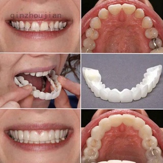 Qinzhoujian cosmética odontología Snap On Smile Instant Smile Comfort Fit Flex dientes se adapta a la mayoría de blanquear dientes falsos