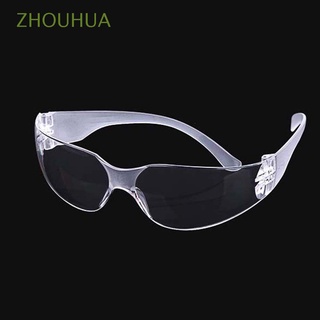ZHOUHUA Factory Safety Goggles Lab Supply Splash proof Eye Protective Glasses Outdoor Work Lightweight Anti-impact Anti-dust Clear Eyewear Windproof Safety