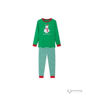 NQ Family-Traje De Pijama De Navidad , Cuello En O , Manga Larga , Camiseta Con Impresión (7)