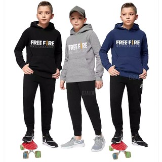 Free Fire - suéteres con capucha para niños, diseño Unisex M L XL