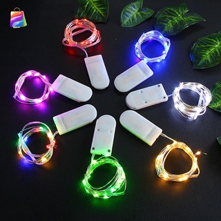 20 LED luz de hadas LED de cobre plata alambre cadena de luz de navidad guirnalda fiesta boda decoración del hogar RYM