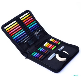 kit de lápices de colores solubles en agua, 26 unidades, pluma mecánica, palos de tiza, suministros profesionales de arte para dibujo de artista