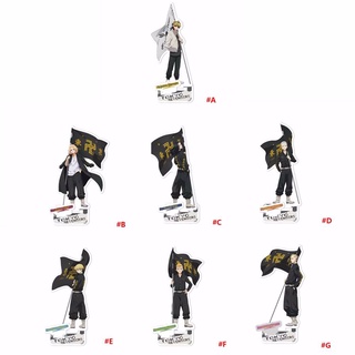 IVANES Fashion Acrylic Stand Figure Cartoon Anime Figure Model Toys Tokyo Revengers Anime Collection Model Ken Action Figure Fans Gift Takemichi Figure Model Plate (2)