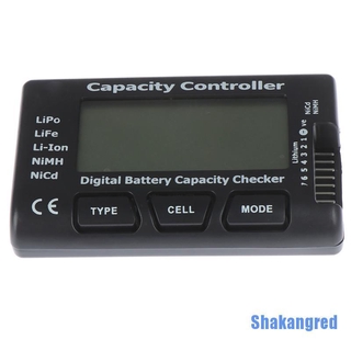 [shakangred 0325] 1pc digital capacidad de batería controlador comprobador para nimh nicd lipo life li-ion