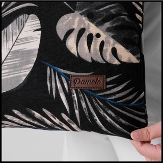 Pamole - presente Tote Bag lona Material Tropical negro motivo