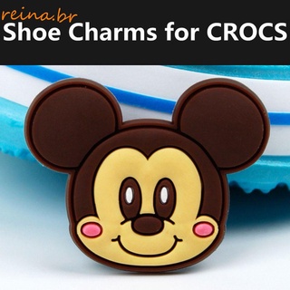 Reina Pato De dibujos Animados optimizados Mickey Mouse punto Tigger Para mujer accesorios De zapatos hebilla