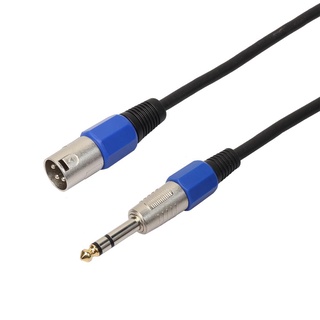 ❤electronicworld❤Professional 3P XLR Male Jack to 1/4 6.35mm Female Plug Stereo Microphone Adapter Cable❤