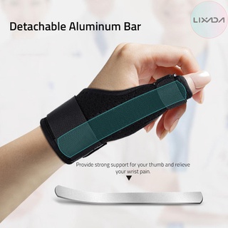 [Lixada new] Universal Thumb Protective Cover Aluminum Bar Support Thumb Wrist Protection Brace Thumb Support for Left Right Hand (1)