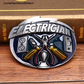 [Constantandstarr] Vintage Men Electrician Tool Cowboy Alloy Belt Buckle Fit 1.5inch Wide Belt New CONDH