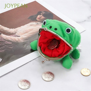 JOYPEAN Fashion Frog Coin Purse Plush Anime Cartoon Frog Wallet Cosplay Props Flannel Coin Holder Pocket Cartoon Hot Manga Mini Storage Bag