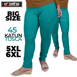 ZETHA 5Xl - 6XL - Leggings de algodón Tosca de gran tamaño
