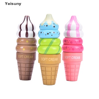 [yei] de madera helado pretender juguetes de cocina alimentos dulces juguetes juego regalo mxy