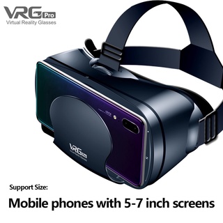vrg pro 3d vr gafas de realidad virtual pantalla completa visual gran angular vr gafas para teléfonos inteligentes de 5 a 7 pulgadas vuyfuy