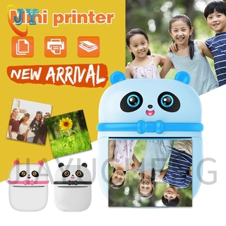 Panda portátil impresora térmica Mini bolsillo multifuncional etiqueta impresoras de fotos de impresión rápida en casa oficina uso álbum de fotos DIY