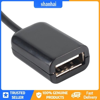 [shanhai]micro usb hub otg conector divisor cable de carga de alimentación cable de datos