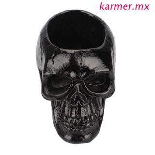kar1 - soporte para brochas de maquillaje, diseño de calavera