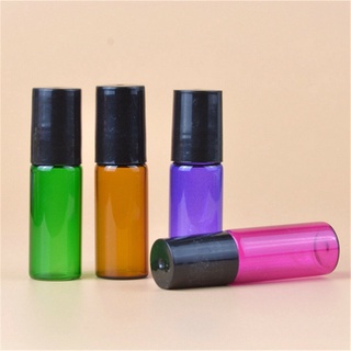 rollo de bola de rodillo colorido en botella de vidrio pequeño para perfume aceite esencial (4)