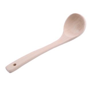 Cucharas cucharas de madera cuchara cuchara mango largo Natural herramienta de servir