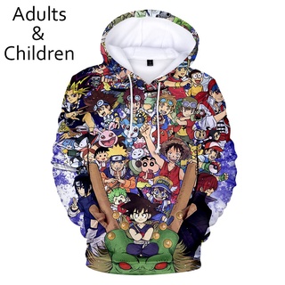 personalidad impreso anime personaje sudaderas con capucha anime personaje niñosboysgirls hoody outwear