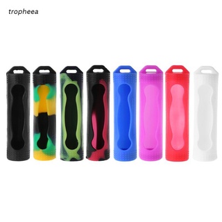 tro Silicone Sleeve Cover Case For 18650 Battery Protective Bag Pouch Battery Storage Box