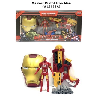 Iron Man máscara WL3034B - Marvel Spiderman Avenger máscara juguete