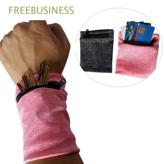 FREEBUSINESS Unisex Wristband Basketball Sweatband Wrist Wallet Pouch Sweat Band Running Hand Guards Protector Storage Bag Wrist Support/Multicolor