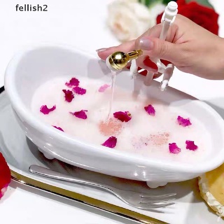 [fellish2] creativo vajilla bebida taza batido bebida fría plato blanco bañera mf