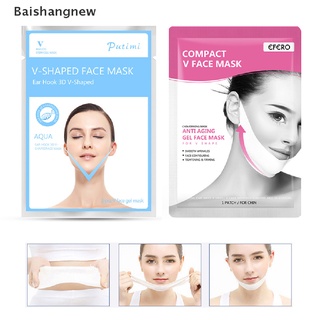 [bsn] máscara de elevación facial en forma de v máscara facial adelgazante reafirmante de la barbilla levantamiento de mejillas [baishangnew] (1)