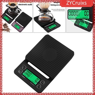 Smart Digital Mini Scale Kitchen Scale Household Coffee Scale with Timer High Precision 0.1g Electronic Scale Food