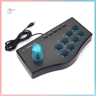 prometion 3 en 1 usb cableado controlador de juegos arcade fighting joystick stick para ps3 pc gamepad ingeniería diseño consola de juegos (3)