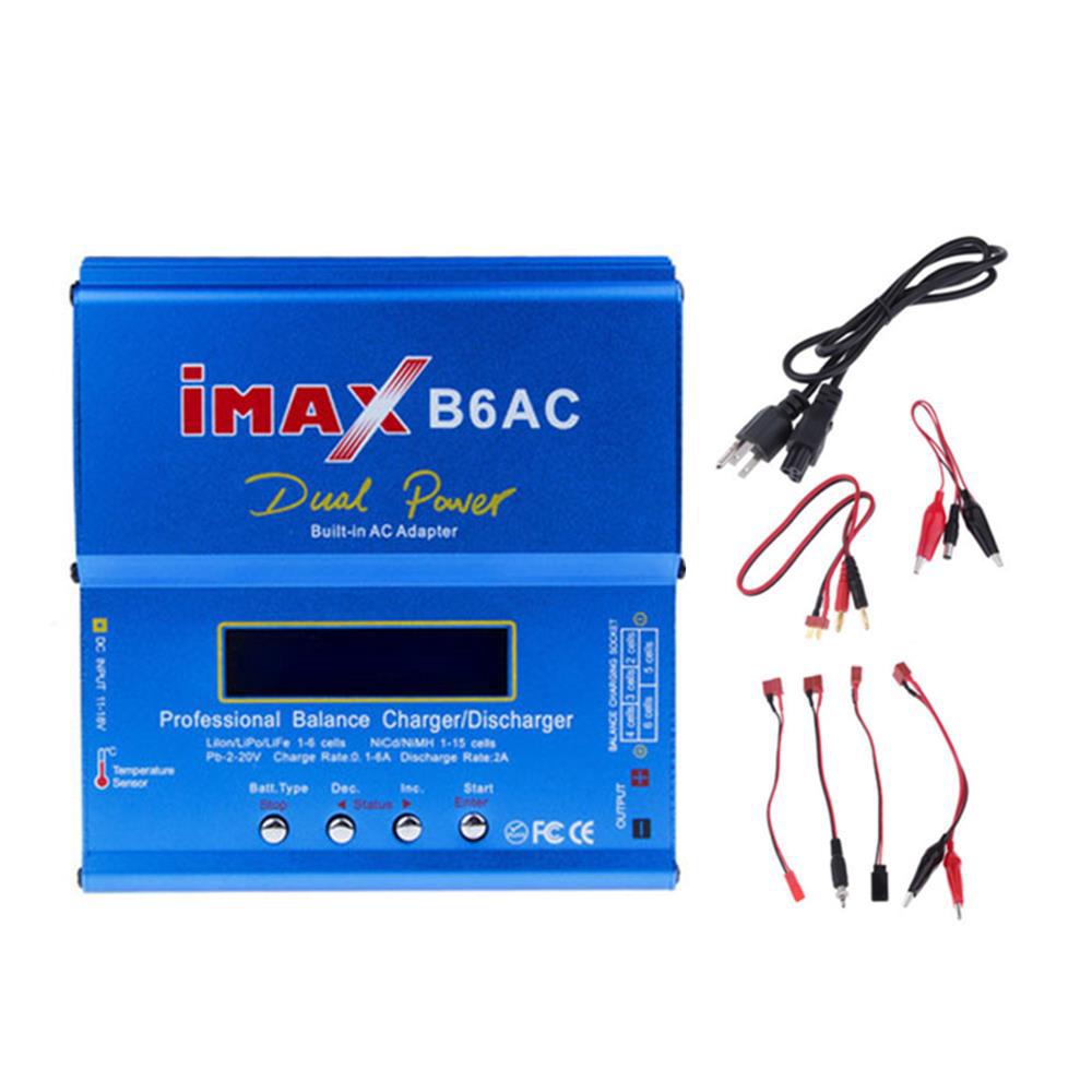 [alta calidad]IMAX B6AC Balance cargador descarga 80W 6A actualizado para Lipo/Li-ion/LiFe/NiMh batería Original