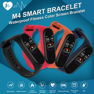 Pulsera inteligente Bluetooth M4 impermeable reloj de sangre presión Real Monitor de ritmo cardiaco Fitness rastreador inteligente PK M3 Plus (5)