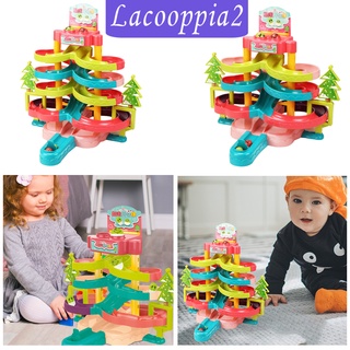 [LACOOPPIA2] Pelota diapositiva pista de juguete bloque de construcción pista de carreras juego de niños (5)
