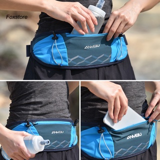 [fx] bolsillo para cinturón de entrenamiento deportivo con cremallera suave para acampar