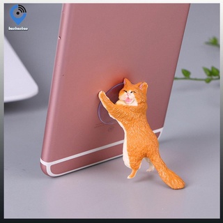 Soporte para celular de resina lindo gato soporte soporte para teléfono celular sostenedor de teléfono inteligente