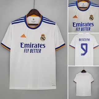 Camisa personalizada 2021/2022 Real casa de Madrid tailandesa camisa masculina suelta blusa personalizada (1)