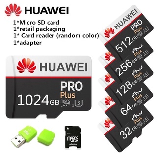 Tarjeta de memoria de alta velocidad Huawei HUAWEI 32GB 64GB Tarjeta de memoria del teléfono móvil 256GB 512GB 1024GB registro de conducción