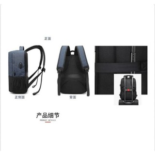 Mochila expandible multifuncional portátil mochila hombres puerto Original Usb importación japón estilo (6)