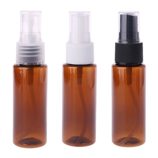 st 40ml portátil aceite esencial spray botellas niebla pulverizador contenedor de viaje recargable botella cuidado de la piel marrón