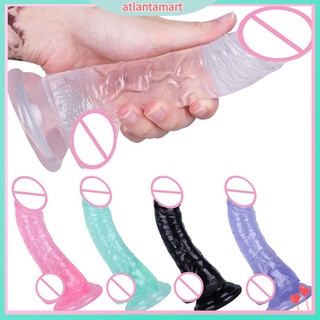 7.8Inch Realistic Soft Dildo Strong Suction Cup Female Masturbation Sex Toy