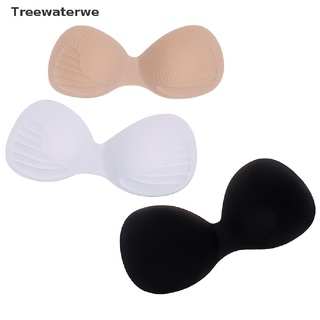 [treewaterwe] insertos esponja espuma sujetador almohadillas pecho copa sujetador pecho bikini insertar pecho almohadilla mx