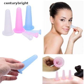 [centurybright] 4 unids/set de silicona masaje taza facial taza de vacío ventosa cara cuidado de los ojos sgdg