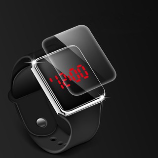 Reloj de pulsera Digital electrónico con LED y correa de silicona/reloj deportivo unisex (2)