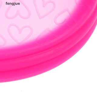 fengjue mujeres reutilizable silicona plana diseño disco menstrual período copa higiene salud mx (7)