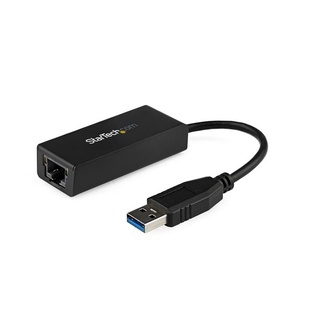 StarTechcom Adaptador de Tarjeta de Red Externa NIC USB 30 Macho Gigabit Ethernet RJ45 Hembra 1Gbps Negro