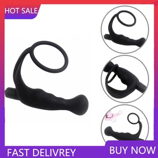 /TY/ Hombres Plug Anal silicona vibrador próstata anillo G-Port masajeador juguetes sexuales para adultos