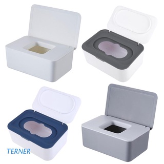 tern wet tissue box sello de escritorio bebé toallitas de papel caja de almacenamiento dispensador titular a prueba de polvo con tapa (1)