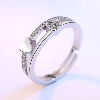 [Existencias reales] 925 anillo de plata con apertura femenina anillo salvaje ajustable / joyería al por mayor