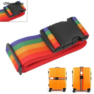 Unk ajustable personalizar equipaje de viaje maleta cerradura seguro cinturón correa de equipaje lazo mi